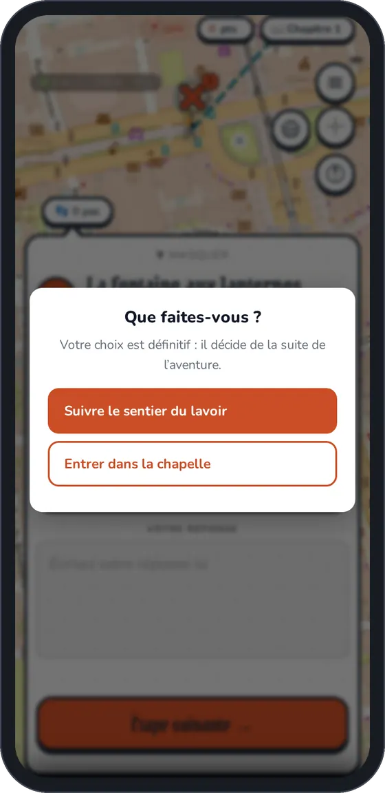 « Que faites-vous ? » : deux choix.