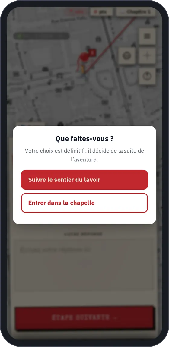 « Que faites-vous ? » : deux choix.